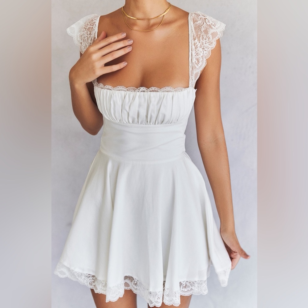 House of CB White Dress